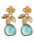 Alvina Abramova Mint Opal-Drop Victoria Earrings