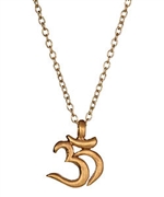 Satya Jewelry Sanskrit Om-Pendant Necklace