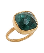 Sku Turquoise and Goldtone Ring