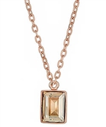 Diana Warner Golden Shadow Pendant Necklace