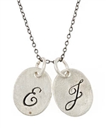 Urban Sweetpea Script Petite Cameo Pendant Necklace