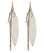 Liz Larios Leaf and Thorn Earrings