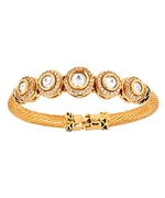 Taara Five Crystal Hinged Bangle
