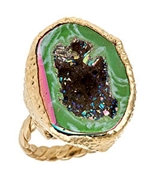 Dara Ettinger Geode Halo Ring