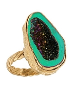 Dara Ettinger Geode Disco Ring