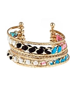 Blu Bijoux Stacked Cuff
