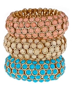 Blu Bijoux Dot Stretch Bracelet