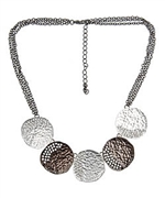 Blu Bijoux Mixed Metal Geometric Necklace