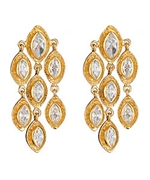 Melinda Maria Tiered Marquise Earrings