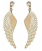 Dangling Filigree Wing Earrings