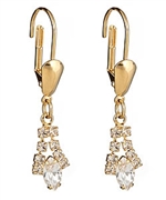 Marquise Crystal Drop Earrings