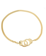 Bee Charming Gold Handcuff Necklace