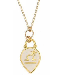 Jessica Elliot Libra Zodiac Pendant