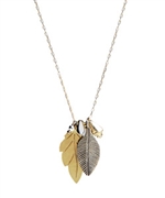 Maya Brenner Gold and Silver Mixed Charm Necklace