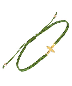 Meredith Hahn Hailey Florette Moss Macrame Bracelet
