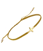 Meredith Hahn Hailey Khaki Moss Macrame Bracelet