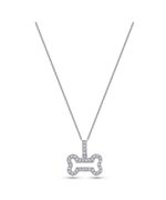 KC Designs Diamond Dog Bone Necklace