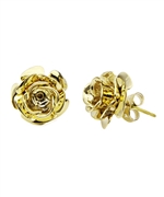 Privileged Rose Bloom Stud Earrings