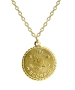 Privileged Zodiac Disc Necklace