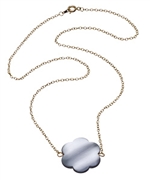 Privileged Iridescent Flower Necklace