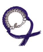 Bee Charming Thick Silver Chain Braid