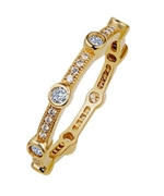 Lafonn Round Station Micro-Pave Ring