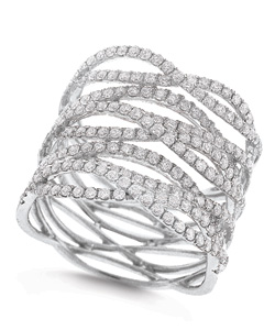 KC Designs Diamond Spiral Ring