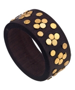 Sku Wooden Speckled Ring