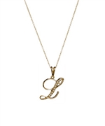 L Initial Pendant Necklace
