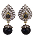 Taara Black Onyx Pear Drop Earrings