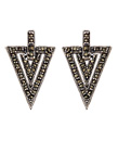 Tang & Song Double Open Triangle Earrings