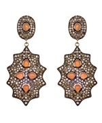 Divya Diamond Splash of Diamonds Dangle Earrings