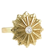 Janna Conner Starburst Ring in Yellow Gold