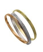 Marcia Moran Tri Color Bangle Set