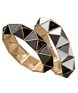 Kenneth Jay Lane Pyramid Bracelets