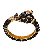 Kenneth Jay Lane Black Elephant Bracelet