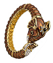 Kenneth Jay Lane Brown Elephant Bracelet