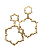 Jordann Double-Drop Magnolia Earrings