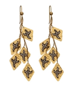 Hari Jewels Dangling Cross Earrings