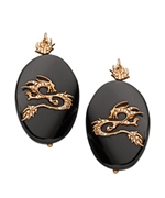 Daniela Swaebe Dragon Drop Agate Earrings
