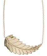 Zoe Chicco Gold Leaf Necklace