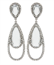 Kenneth Jay Lane Crystal Teardrop Earrings