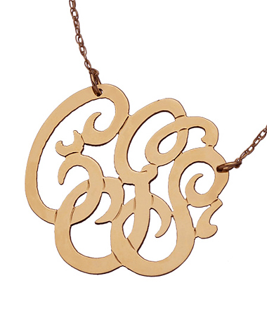 West Avenue Jewelry Classic Monogram