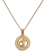 Maya Brenner Aquarius Zodiac Pendant