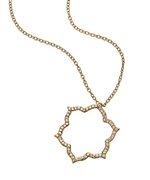 Jordann Small Magnolia Pendant Necklace