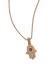 Sydney Evan Medium Diamond Hamsa Necklace
