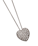 Morris & David Heart Pendant Necklace