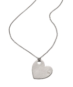 Dangling Heart Pendant Necklace