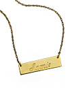 West Avenue Jewelry ID Necklace