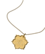 Jordann Large Raised Pendant Necklace